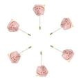 thumbnail image 1 of Ramilletes de Rosa Unique Bargains para Novio Alfileres Ceremonia de Boda 6 Pcs Rosa Claro, 1 of 5