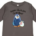 thumbnail image 4 of Inktastic Happy Birthday, Grandpa- Cute Penguins Boys or Girls Long Sleeve Toddler T-Shirt, 4 of 5