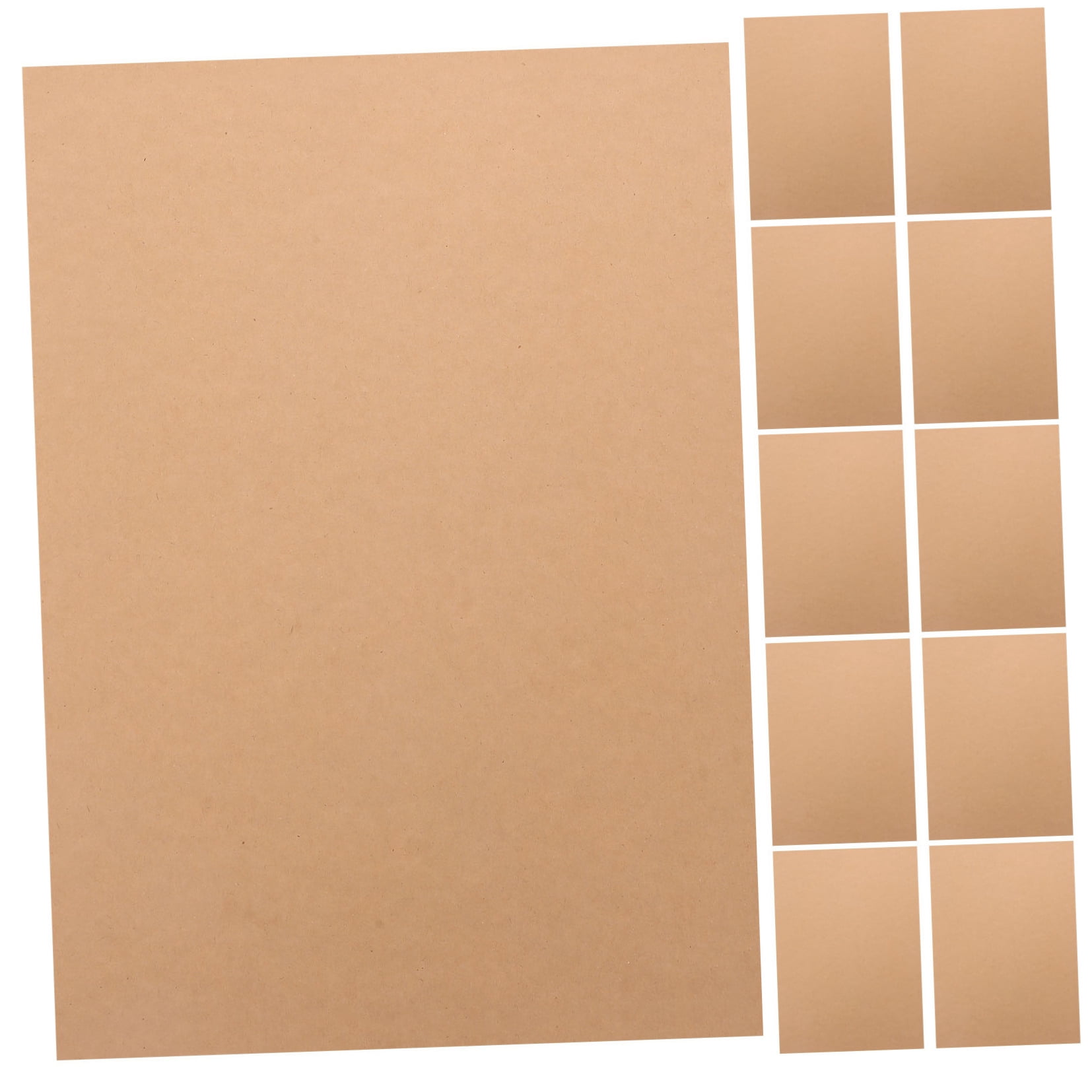 100 Sheets White Cardstock Paper for Crafts, Trinket Panels, and Projects - Kraft Card Paper