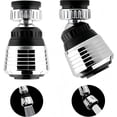 thumbnail image 1 of Aireador para grifo XKGD giratorio 360° de 2 piezas, ahorro de agua, 1 of 5