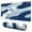 Cercle Concentrique Bleu, variante sur Tapis de Souris Camouflage Rivière Bleue Imperméable, Caoutchouc+multispandex Antidérapant pour Bureau Maison Jeu 31.5x15.7 Pouces