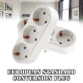 thumbnail image 2 of Power Standard Plug Adapter Socket Conversion 250V 16A Way. Outlet 1-3 EU, 2 of 8