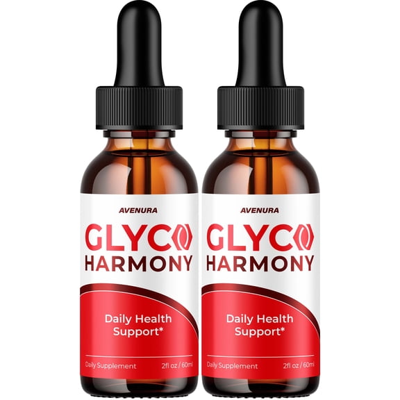 Glyco Harmony Liquid Drops – GlycoHarmony Drops Extra Strength Natural Blend Healthy Organic Support, 2 Pack, 2 Month Supply