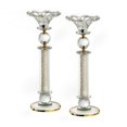 thumbnail image 1 of Novell Collection X2043Z Crystal Candlesticks with Pearls & Gold Metal, 1 of 1