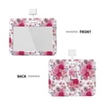 thumbnail image 2 of Kdxio Peonies And Roses Card Badge Holder Work Badge Sleeve for Office, School, Factory, ID Credit Cards, Driver Licenses and Passes, 2 of 7