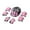 Pink, variant on PLPPYFS Kids Bike Helmet Adjustable for Ages 3-5-8 Years, Knee Pads and Elbow Pads Set Wrist Guard Sports Protective Gear Set for Roller Skate Bicycle Skateboard Scooter Girl Boy Birthday Gift
