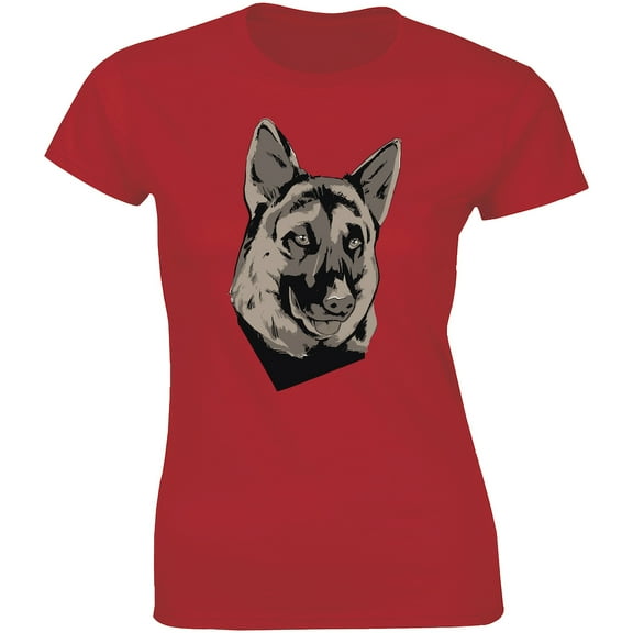 Amazing Cute German Shepherd Head - Forever Loyal Dog Women's Gift T-Shirt