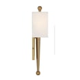 thumbnail image 7 of ARD-832-VG Crystorama Lighting Ardson - 1 Light Wall Sconce-17.75 Inch Tall and 7 Inch Wide-Vibrant Gold Finish, 7 of 7