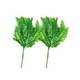 thumbnail image 2 of Artificial Persian Fern Leaves | Realistic Faux Greenery Bushes | 19pcs Mixed Sizes | 17.7 Inch Plastic Sprays | Home Wedding Event Decor | Lifelike Indoor Outdoor Plant Arrangement, 2 of 6