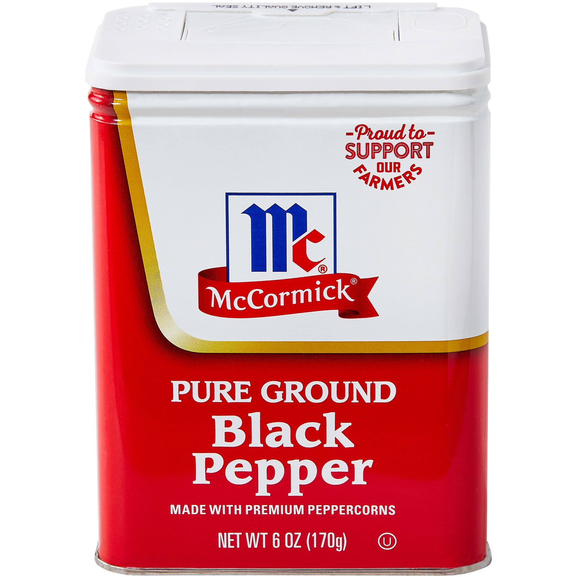 McCormick Black Pepper - Pure Ground, 6 oz