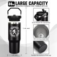 thumbnail image 5 of 30 oz Bigfoot Gifts Sasquatch Tumbler Big Foot Camping Gift for Women and Men Stainless Steel Travel Cup Mug Water Bottle, 5 of 6
