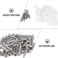 thumbnail image 7 of IBASETOY 100pcs Rtype Cable Clip Plastic Wire Holder for General Users Indoor, 7 of 7