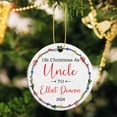 thumbnail image 6 of Personalized 1St Christmas As Uncle Ornament, Customized First Christmas As Uncle Ceramic Ornament, Gift for New Uncle, Decorations Tree, Uncle Gift, Uncle Christmas Ornament for Hanging Tree PgJwnI, 6 of 6