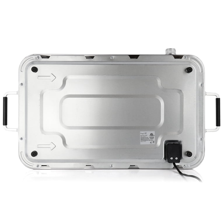 MegaChef 3-in-1 Electric Chaffing Buffet Server, Triple Trays photo 4