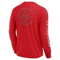 thumbnail image 3 of Men's Fanatics Red LA Clippers Elements Strive Long Sleeve T-Shirt, 3 of 3