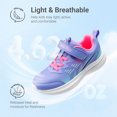 thumbnail image 2 of DREAM PAIRS Kids' Tennis Shoes, Lightweight Running Sneakers with Hook-and-Loop Closure, Breathable Non-Slip Athletic Shoes for Boys and Girls, 2 of 4