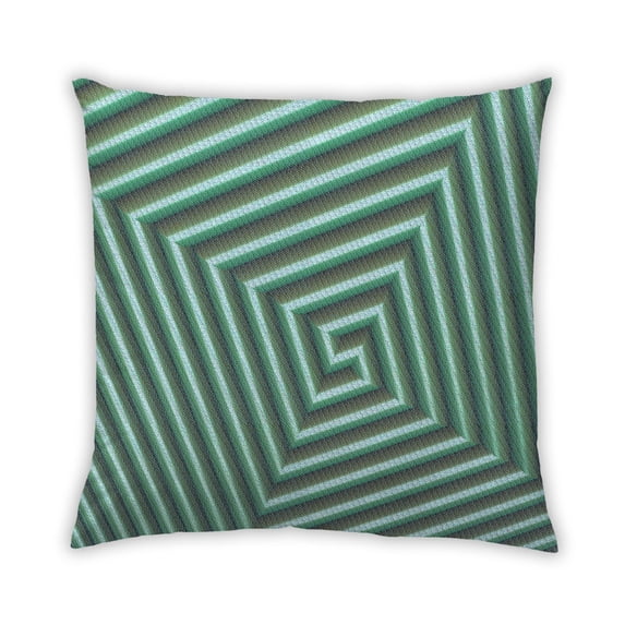 Ahgly Company Outdoor Square Contemporary Throw Pillow, 18 inch by 18 inch