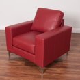 thumbnail image 3 of CorLiving Cory Red Bonded Leather Chair, 3 of 5