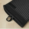 thumbnail image 2 of KitchenAid Ribbed Soft Silicone Oven Mitt Set, 7"x13", Milkshake 2 Count, 2 of 3