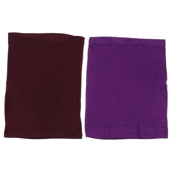 2pcs pueblos árabes alto elástico cuello envolvente tapas inferiores tapas de tubo debajo de las tapas de la bufanda