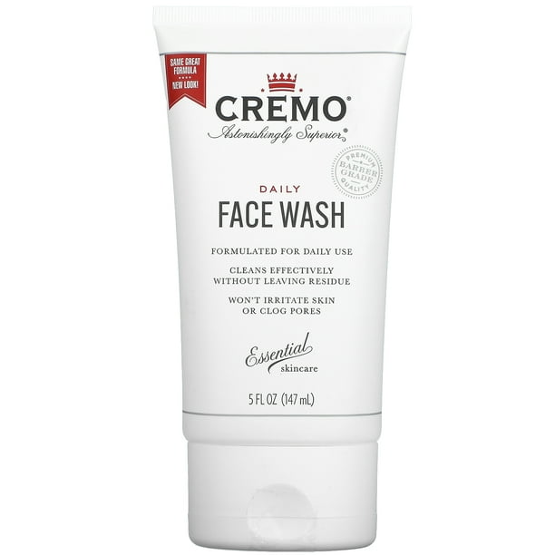 Cremo Daily Face Wash, 5 fl oz (147 ml)