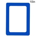 thumbnail image 1 of Etiqueta engomada del marco de la pared de la foto Etiqueta engomada removible del arte de la foto del marco de la foto del PVC de 2 capas para el refrigerador de la sala de estar, azul, 10 " Noticed LF0072-19B, 1 of 6