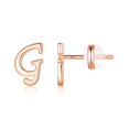 thumbnail image 1 of Lindbes Sterling Silver Stud Earrings  14K Gold, 1 of 6