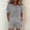 Gray, variant on Gamivast 2 Piece Summer Outfits for Women Casual Linen Textured Short Sleeve Top and Drawstring Shorts Set Loose Fit Matching Lounge Sweatsuits Vacation Streetwear Pajamas Navy XXXL