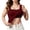Wine Red, variant on Siminsem Women's Wide Strap Shelf Bra Tank Top with Built in Bra Cotton Tummy Control Shaper Camisole Adjustable Straps Scoop Neck Light Support Layering Cami, Black,L