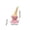 Pink, variant on Qjidjing Halloween Ghost Ornament, Ice Cream Cone Decor for Christmas and Halloween, Tabletop Display, Window Sill, Indoor Atmosphere Layout
