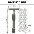 thumbnail image 2 of FACEGA Razors for Men,Classic Manual Razor Single Blade Razor,Shaving Control Easy Handling Straight Razor,Style6, 2 of 7