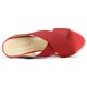 thumbnail image 4 of Sandalias de Cuña Allegra K con plataforma para Mujer Rojo 8.5, 4 of 7