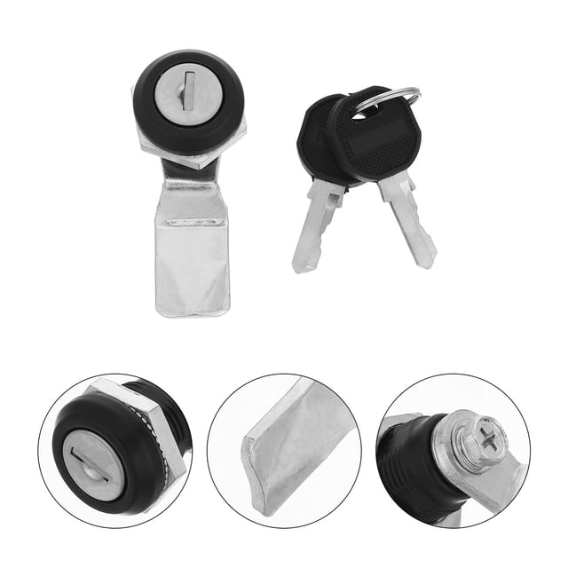 FELTECHELECTR 2Ud Cerradura De Para Buzón Con Llave Zinc Aleación Fuerte Seguridad Hogar