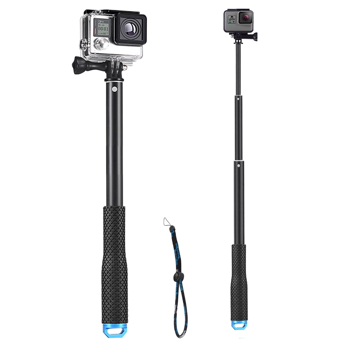 BSAH 19Inch Adjustable Selfie Pole Extendable Telescopic Monopod Stick