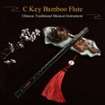 thumbnail image 3 of Amdohai C Key Dizi Bamboo Flute Chinese Traditional Musical Instrument, 3 of 8