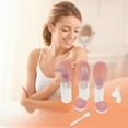thumbnail image 3 of Unique Bargains 11 Pcs Travel Size Toiletries Bottles Containers Leakproof Squeezable Refillable Travel Bottles Set Gray Pink, 3 of 6