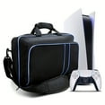 thumbnail image 4 of Étui de Transport Compatible avec Console PlayStation5 Édition Numérique/disque, Grande Capacité, Sac de Voyage pour PS5 Sac de Transport Noir avec logo, 4 of 6