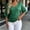 Green, variant on Casual Tops for Women 3/4 Sleeve V Neck Pullover Shirts Lightweight Loose Casual Comfy Fashion Going out Solid Color Blouses