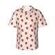 thumbnail image 1 of Balery Hand Drawn Strawberry Camisas hawaianas de manga corta para hombre, camisas playeras de corte holgado, camisas de vacaciones con botones,XX-Large, 1 of 7