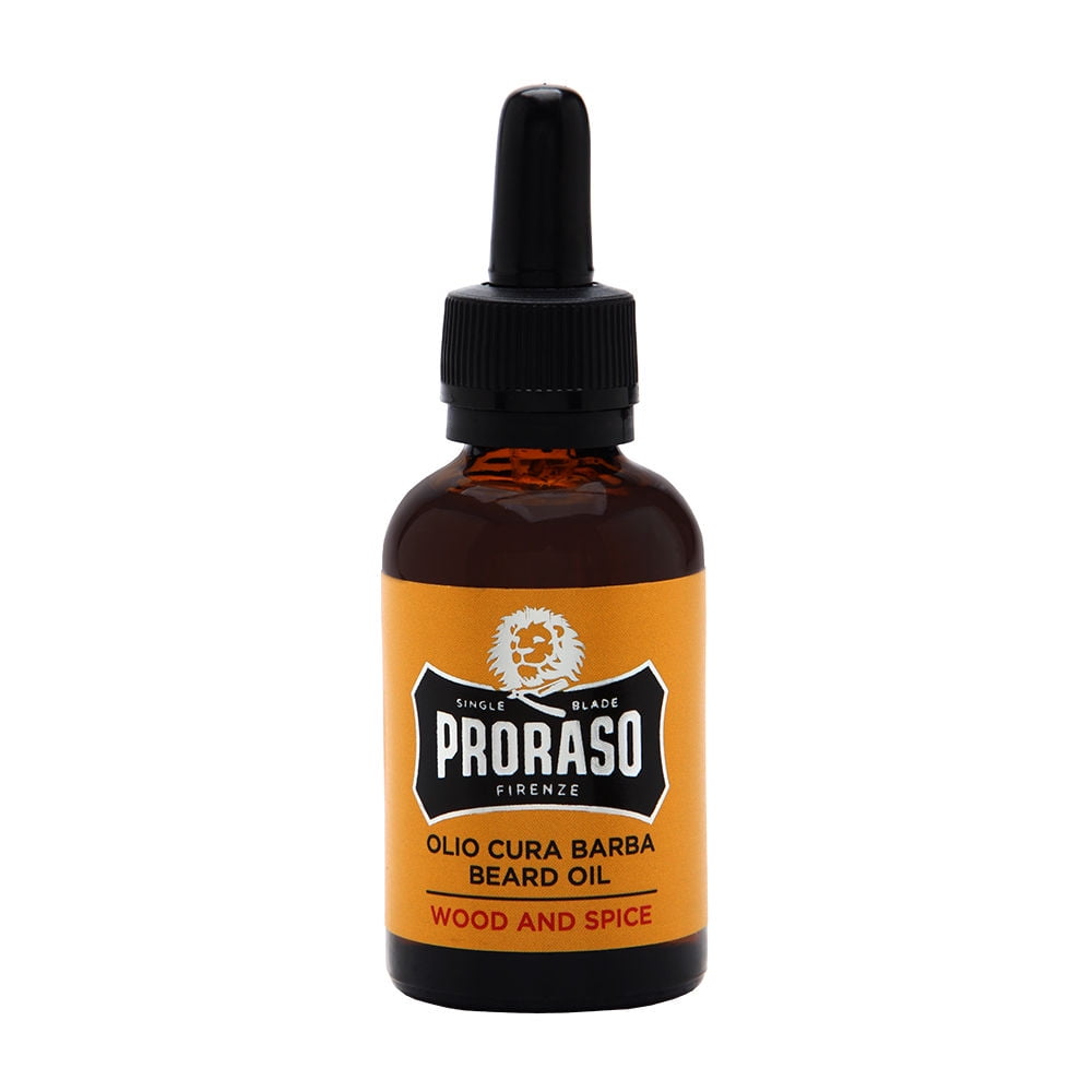 Proraso Beard Oil - Wood & Spice Scent, 1 oz.
