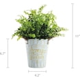 thumbnail image 4 of TRAILKICKER Artificial Sunflowers Pot, Silky Artificial Flower Daisy Metal Pot Bonsai, Artificial Flowers in Metal Potted, Artificial Daisy Bouquet for Stage Garden Wedding Windowsill Decor, 4 of 5