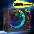 thumbnail image 1 of 500W 12V Computer Power Supply 110V Switchable 24 Pin PCI SATA ATX PC Power Source with 120mm LED Cooling Fan Desktop Computer Game Power Supply, 1 of 10