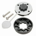 thumbnail image 3 of Kayak Multi-Functional Accessories Fishing Rod Big Round Base Eight Star Hole Base Bracket Holder,1 * Base support retainer 1 * Sleeve fitting,Black, 3 of 7
