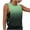 Army Green, variant on Women Loose Camisole Open Side Crop Sleeveless Undershirt Gradient Color Summer Lightweight Round Neck Tops Blue XL