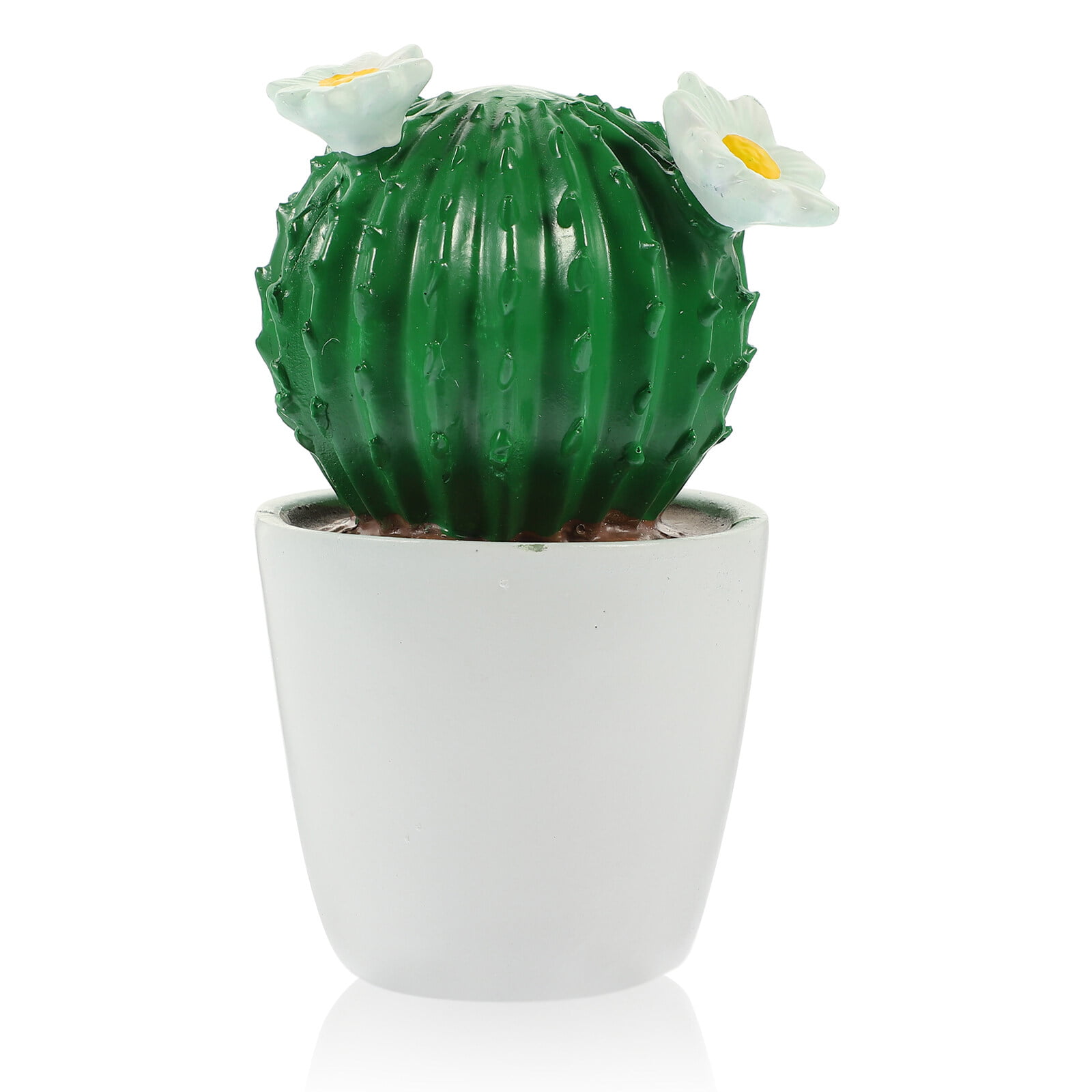 Nearly Natural 4845 Decorative Cactus Garden With Cement Planter 