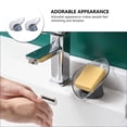thumbnail image 6 of 2pcs Creative Bathroom Soap Box with Water Draining Storage Rack for Home Blue, 6 of 6