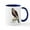 White/Navy Inside, variant on CafePress - Cooper's Hawk Mug - 11 oz Ceramic Mug - Novelty Coffee Tea Cup