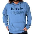 thumbnail image 4 of Funcle Fun Uncle Definition Cool Men's Big & Tall Graphic Hoodie Brisco Brands 3X, 4 of 5