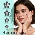 thumbnail image 4 of Pimple Patches for Face, Hydrocolloid Acne Patches, Star Zit Covers, Black Superstar Patches Spot Stickers, 102 Count | 4 Sizes (8mm/9mm/11mm/14mm), 4 of 7