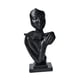 thumbnail image 5 of Escultura de cara abstracta, estatua de abrazar, estatua de amante abrazado, figura coleccionable Negro, 5 of 9
